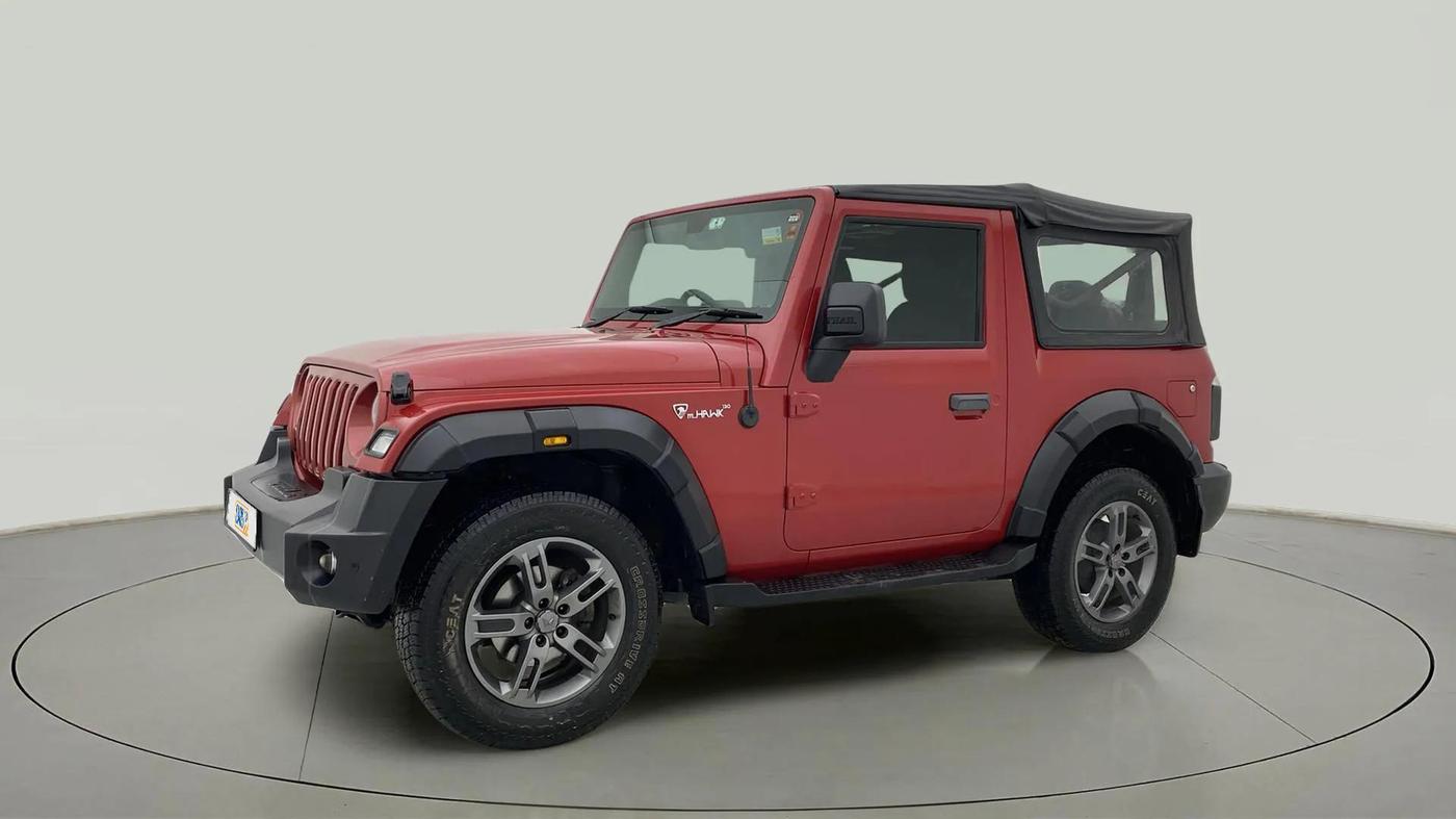 2023 Mahindra Thar LX D 4WD AT CONVERTIBLE, Diesel, Automatic, 14,813 km, Left Front Diagonal