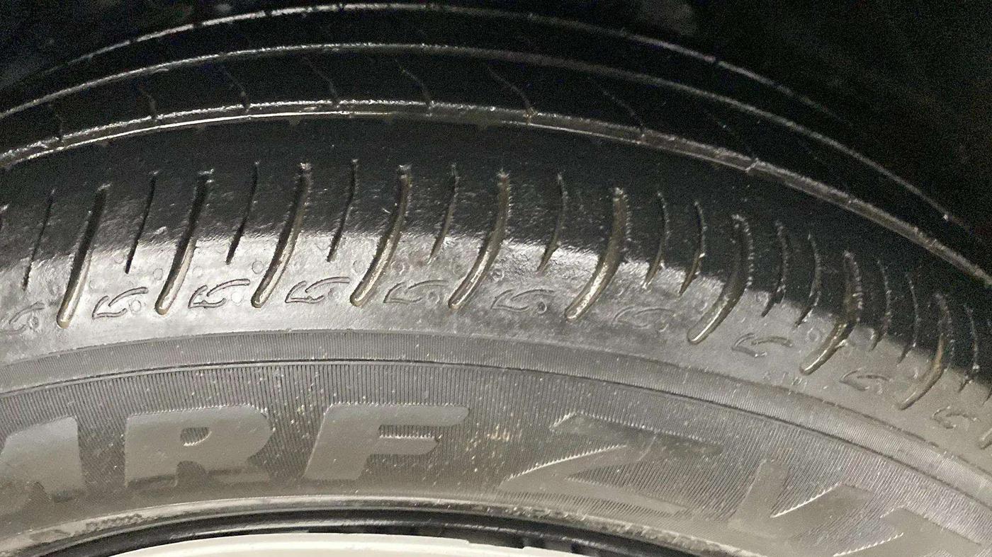 2021 Maruti Baleno DELTA PETROL 1.2, Petrol, Manual, 62,505 km, Left Rear Tyre Tread