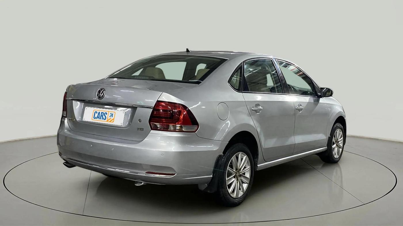 2016 Volkswagen Vento 1.2 TSI HIGHLINE PLUS AT, Petrol, Automatic, 46,398 km, Right Back Diagonal