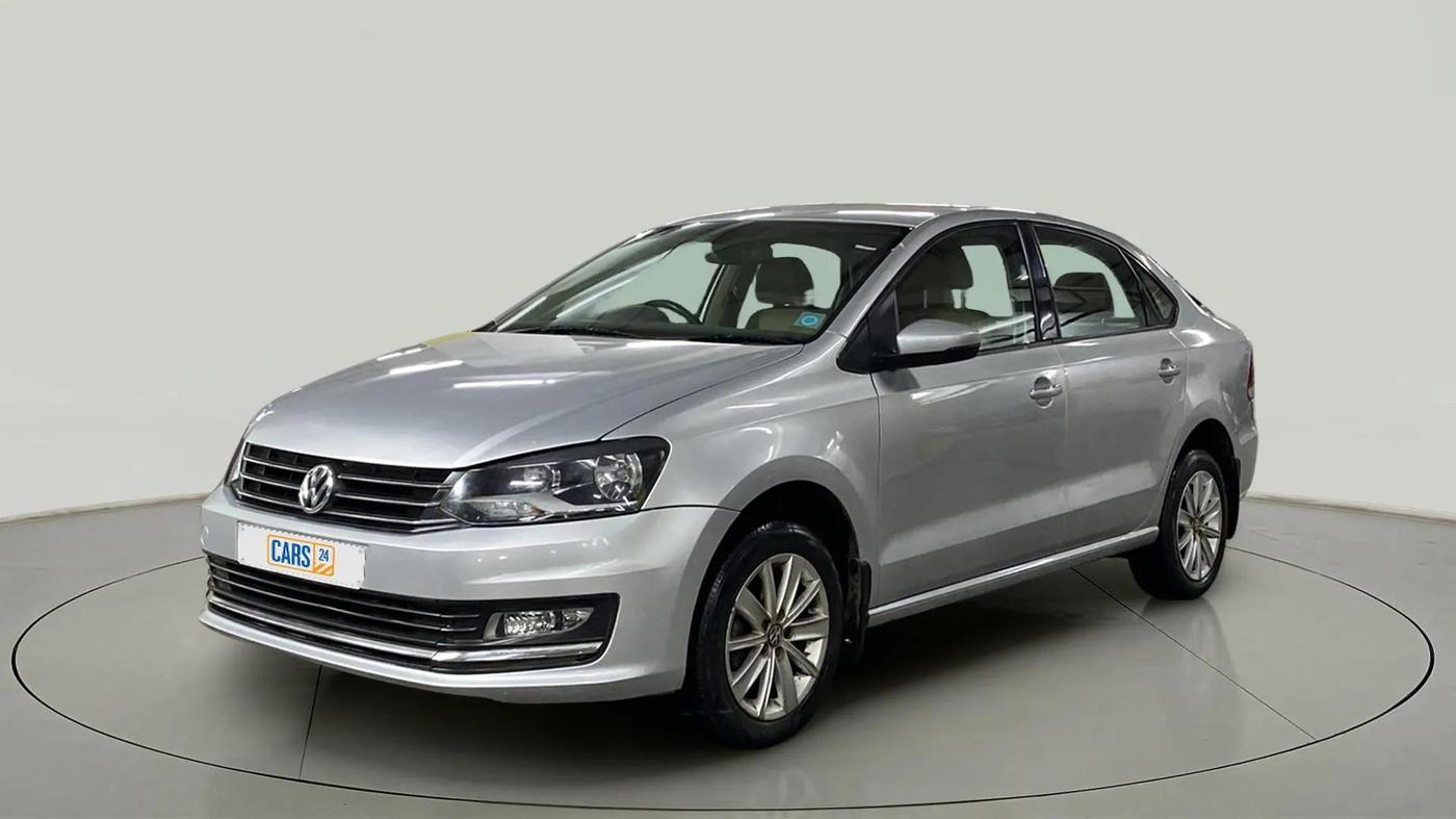 2016 Volkswagen Vento 1.2 TSI HIGHLINE PLUS AT, Petrol, Automatic, 46,398 km, Left Front Diagonal