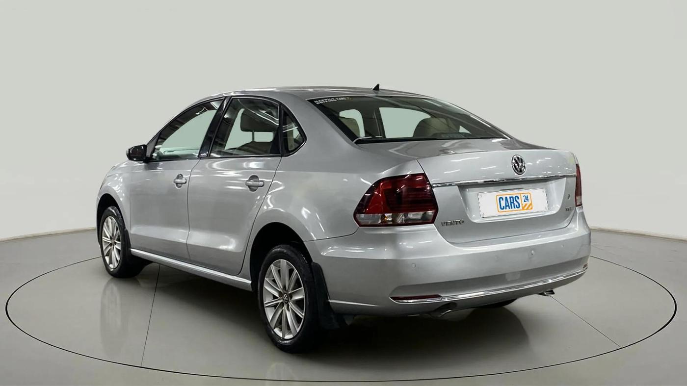 2016 Volkswagen Vento 1.2 TSI HIGHLINE PLUS AT, Petrol, Automatic, 46,398 km, Left Back Diagonal