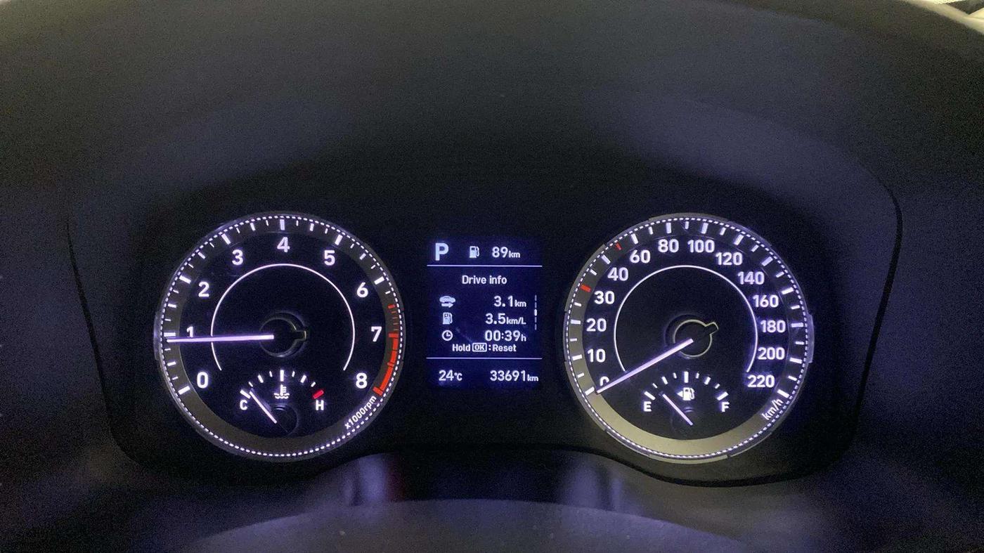 2019 Hyundai VENUE SX PLUS 1.0 TURBO DCT, Petrol, Automatic, 33,744 km, Odometer Image