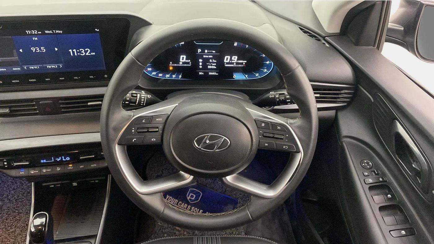 2022 Hyundai NEW I20 ASTA (O) 1.0 TURBO GDI DCT, Petrol, Automatic, 31,047 km, Steering Wheel Close Up