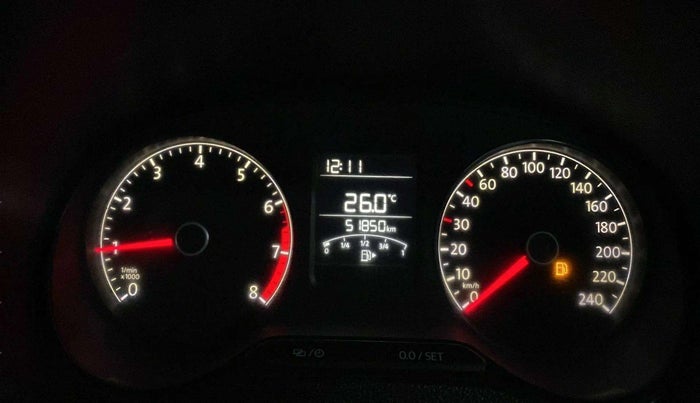 2019 Volkswagen Ameo TRENDLINE 1.0L, Petrol, Manual, 51,838 km, Odometer Image