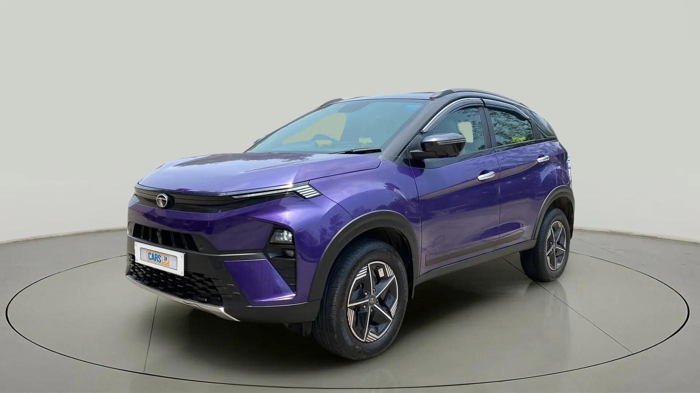 2023 Tata NEXON FEARLESS + 1.2 PETROL, Petrol, Manual, 15,452 km, Left Front Diagonal