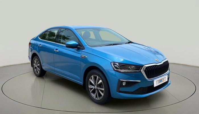 2022 Skoda SLAVIA STYLE 1.0L TSI AT, Petrol, Automatic, 40,039 km, Right Front Diagonal