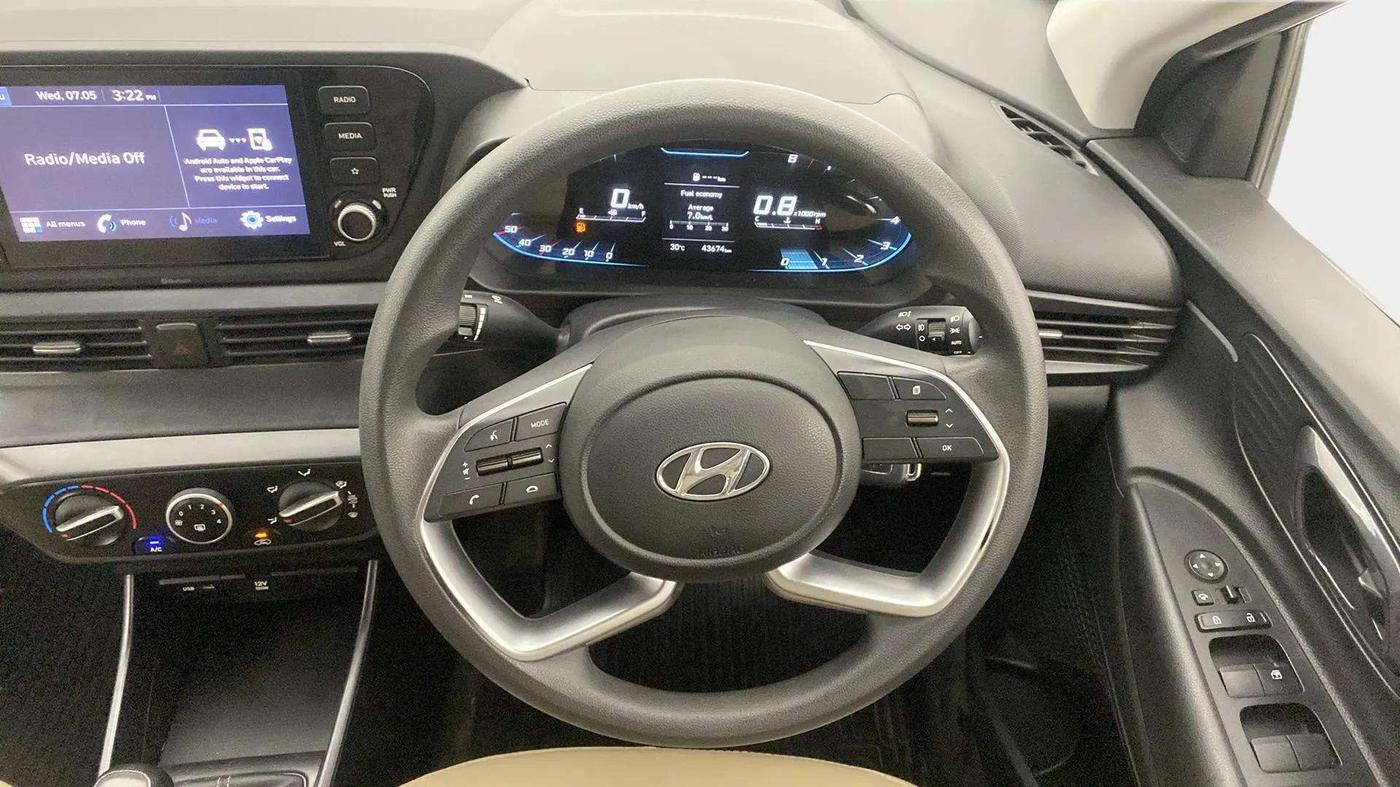 2021 Hyundai NEW I20 SPORTZ 1.2 MT, Petrol, Manual, 43,666 km, Steering Wheel Close Up