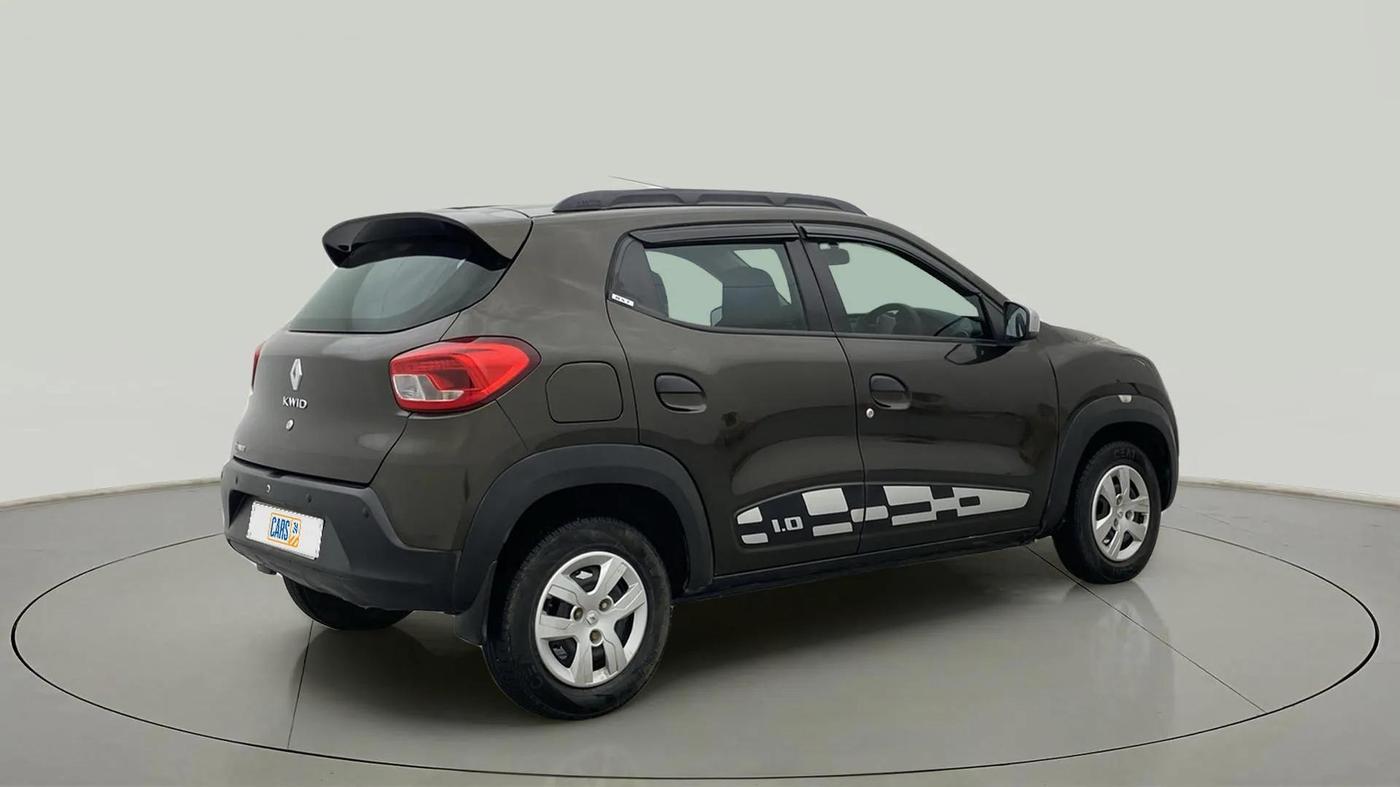 2017 Renault Kwid RXT 1.0 AMT (O), Petrol, Automatic, 37,325 km, Right Back Diagonal