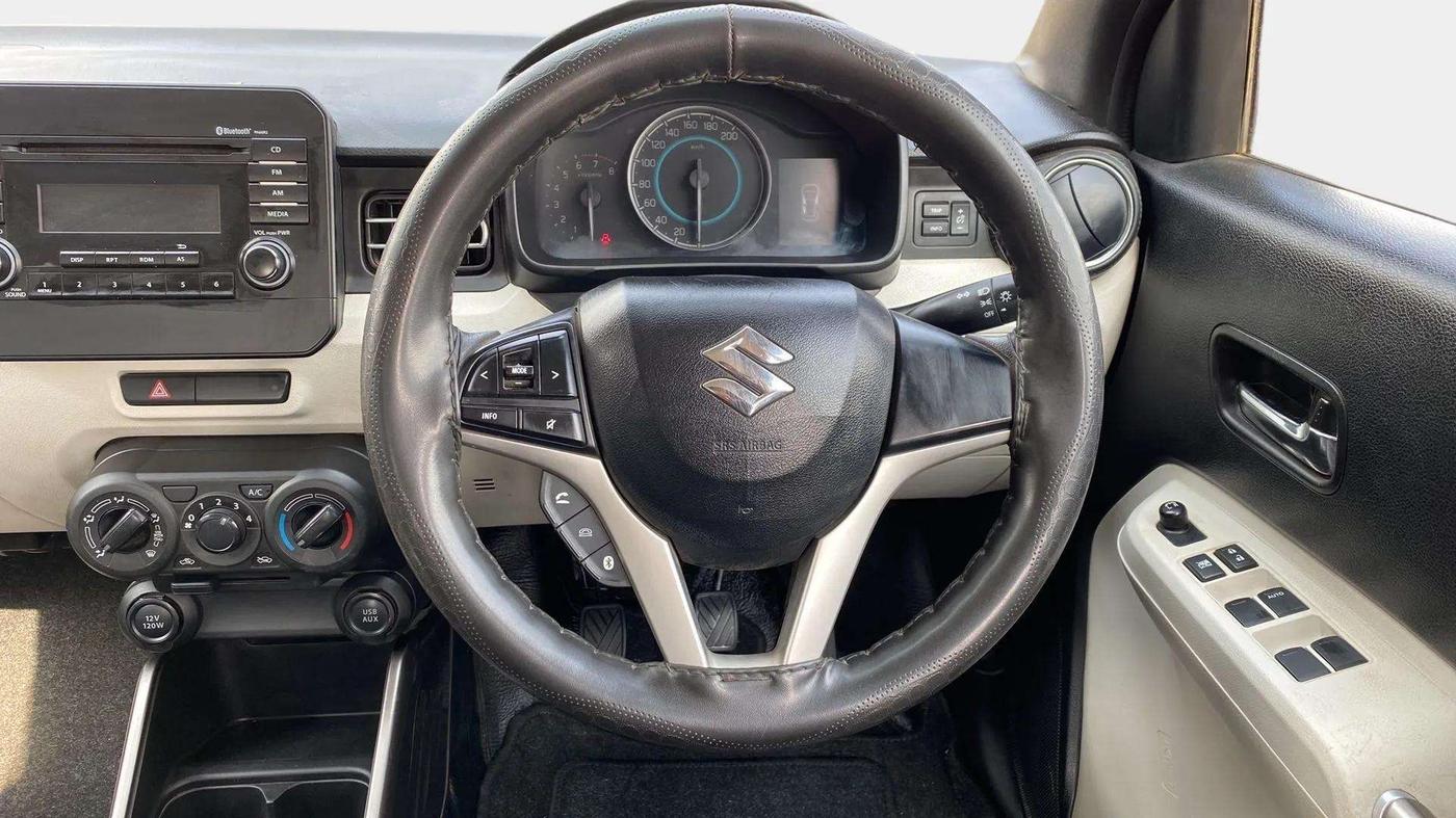 2018 Maruti IGNIS DELTA 1.2, Petrol, Manual, 27,243 km, Steering Wheel Close Up