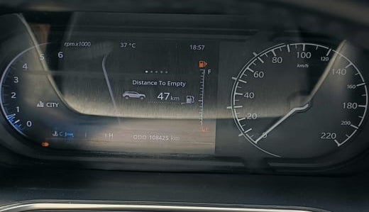 2019 Tata Harrier XZ 2.0L, Diesel, Manual, 1,08,533 km, Odometer Image