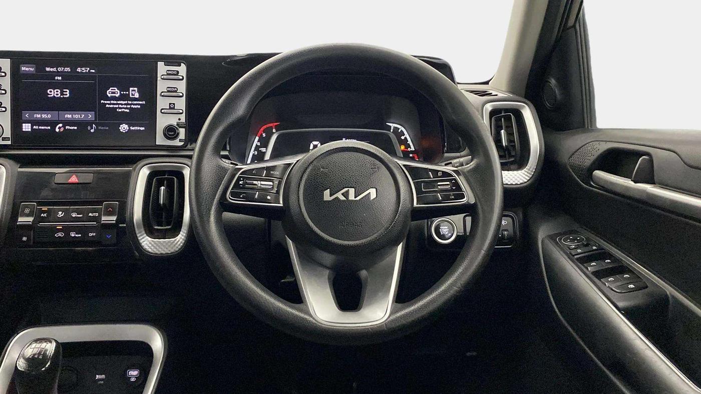 2022 KIA SONET HTK PLUS 1.5, Diesel, Manual, 67,614 km, Steering Wheel Close Up