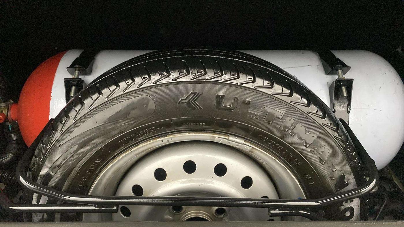 2020 Maruti New Wagon-R LXI CNG 1.0, CNG, Manual, 39,720 km, Spare Tyre