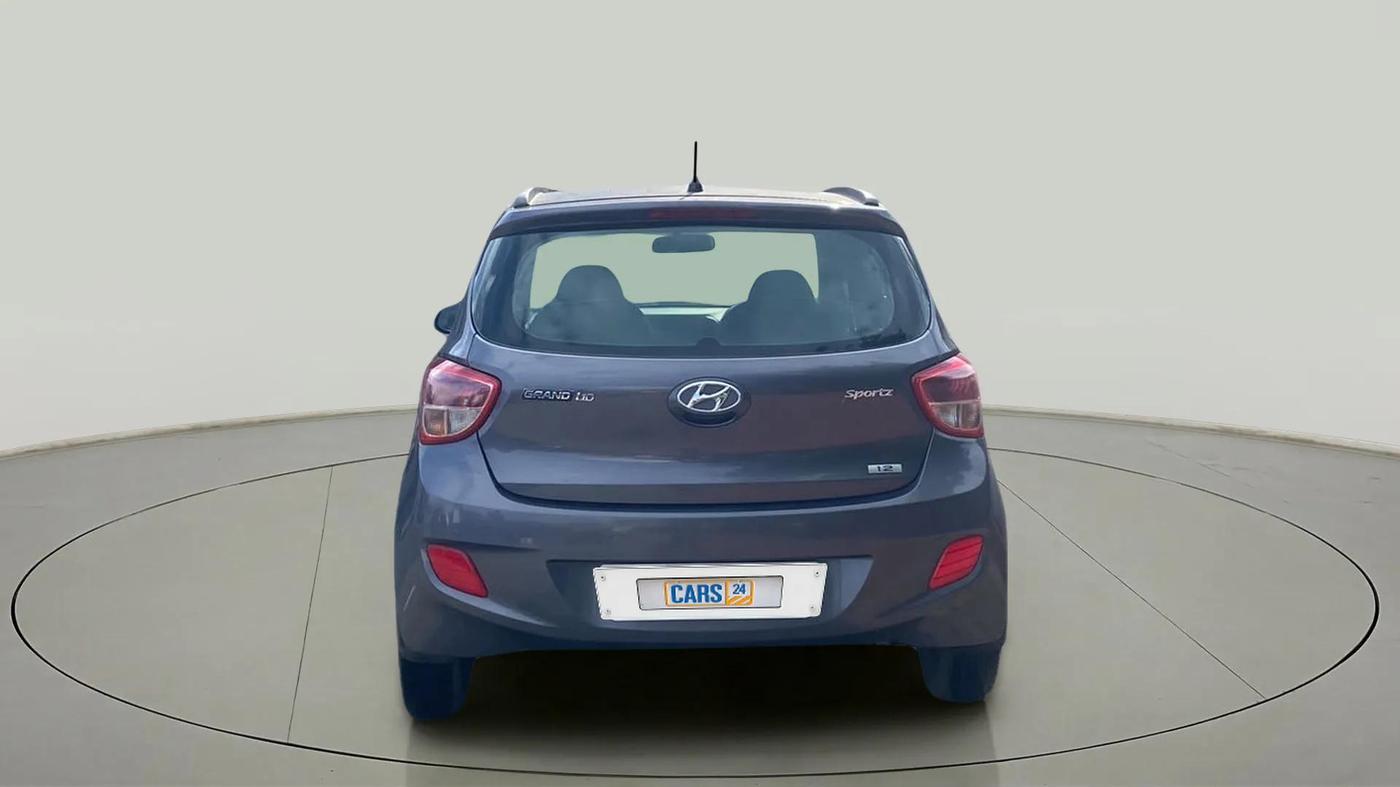 2015 Hyundai Grand i10 SPORTZ 1.2 KAPPA VTVT, Petrol, Manual, 35,552 km, Back/Rear