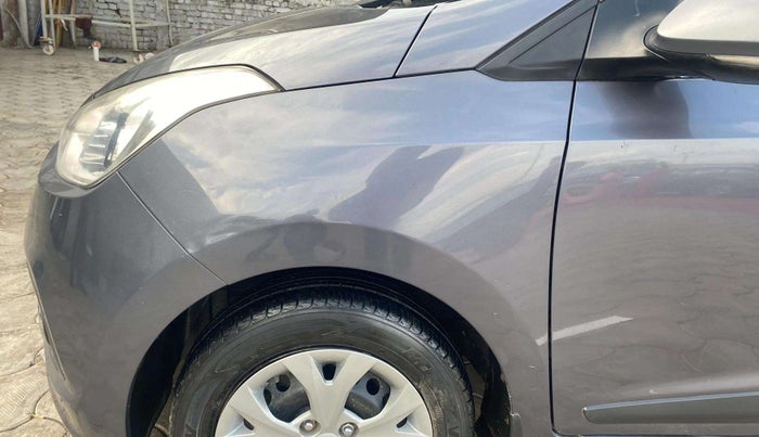 2015 Hyundai Grand i10 SPORTZ 1.2 KAPPA VTVT, Petrol, Manual, 35,552 km, Left fender - Slightly dented