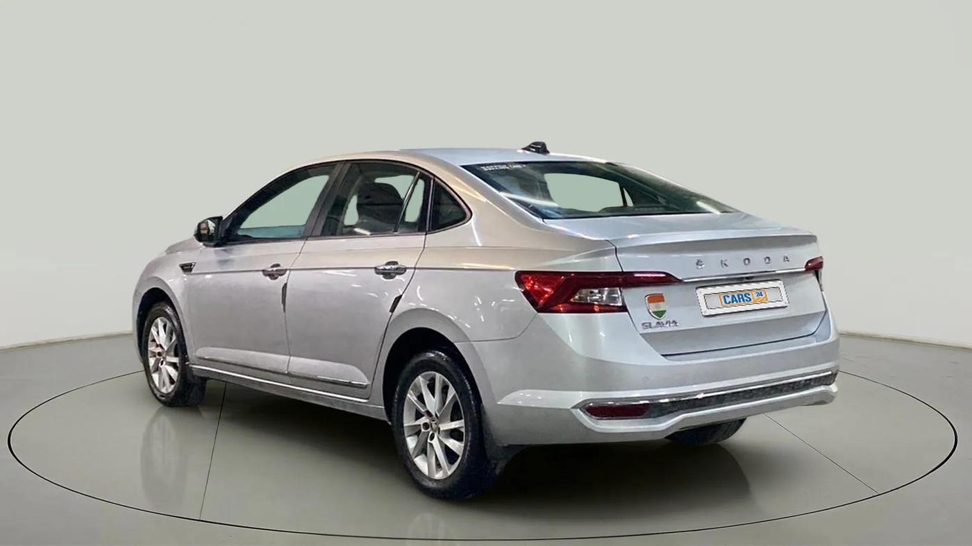 2022 Skoda SLAVIA AMBITION 1.0L TSI MT, Petrol, Manual, 56,460 km, Left Back Diagonal