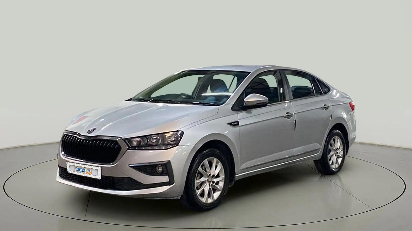 2022 Skoda SLAVIA AMBITION 1.0L TSI MT, Petrol, Manual, 56,460 km, Left Front Diagonal