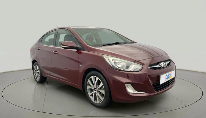 2013 Hyundai Verna FLUIDIC 1.6 CRDI SX, Diesel, Manual, 81,487 km, Right Front Diagonal
