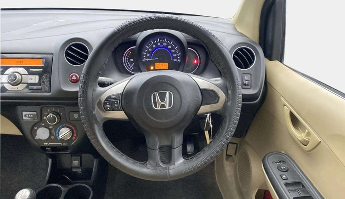 2015 Honda Brio S MT, Petrol, Manual, 45,743 km, Steering Wheel Close Up