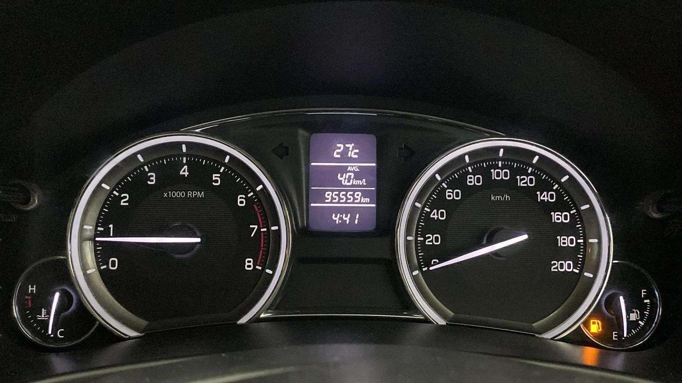 2017 Maruti Ciaz ALPHA 1.4 PETROL, Petrol, Manual, 95,609 km, Odometer Image