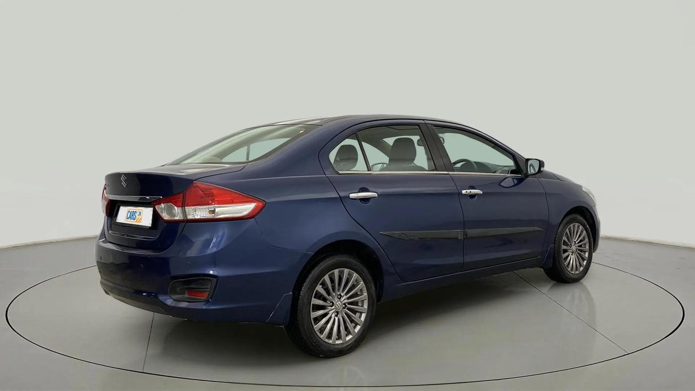 2017 Maruti Ciaz ALPHA 1.4 PETROL, Petrol, Manual, 95,609 km, Right Back Diagonal