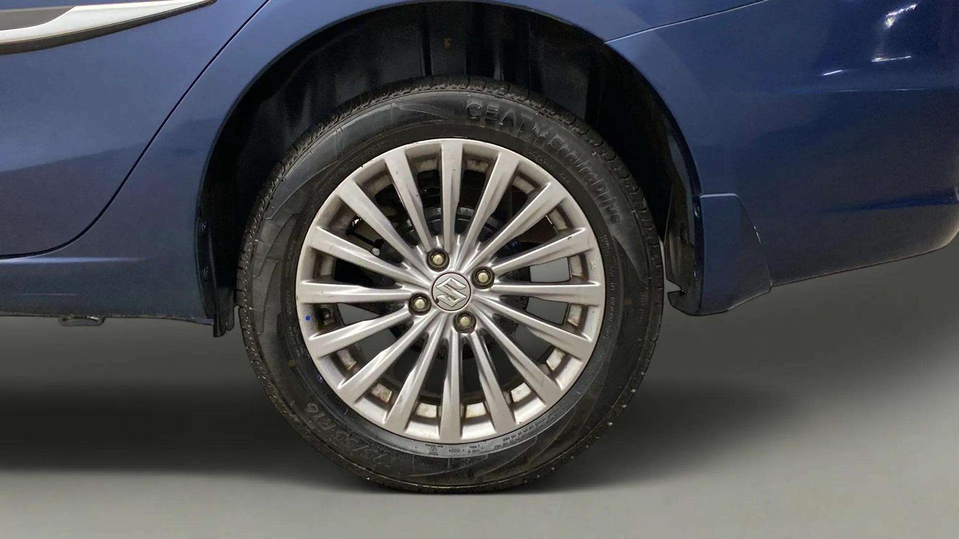 2017 Maruti Ciaz ALPHA 1.4 PETROL, Petrol, Manual, 95,609 km, Left Rear Wheel