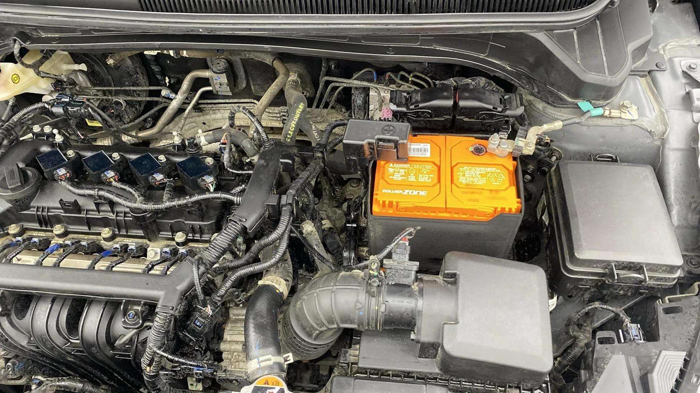 2023 Hyundai NEW I20 ASTA (O) 1.2 AT, Petrol, Automatic, 24,014 km, Engine View - Left