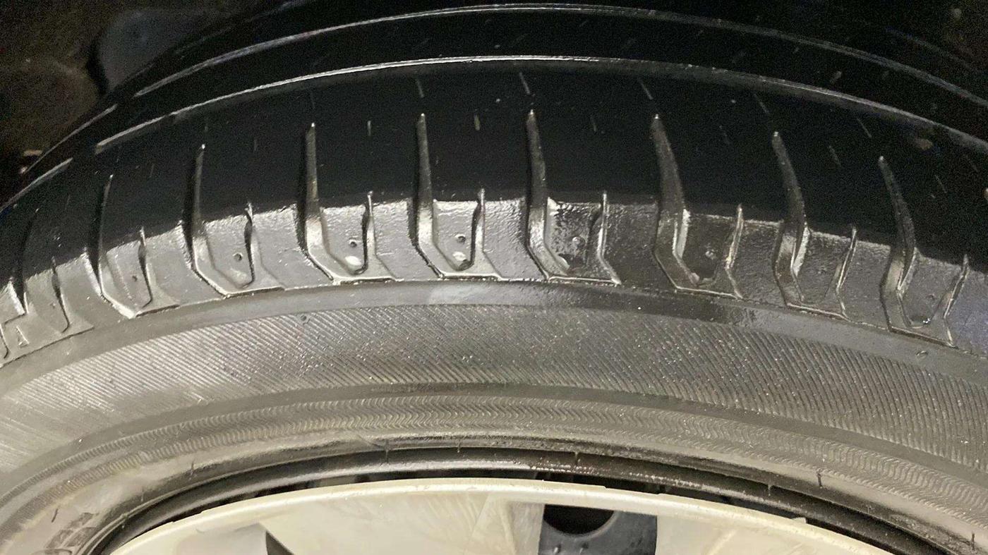 2018 Maruti Baleno DELTA PETROL 1.2, CNG, Manual, 97,045 km, Right Rear Tyre Tread