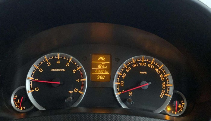 2014 Maruti Swift Dzire ZXI, Petrol, Manual, 69,734 km, Odometer Image