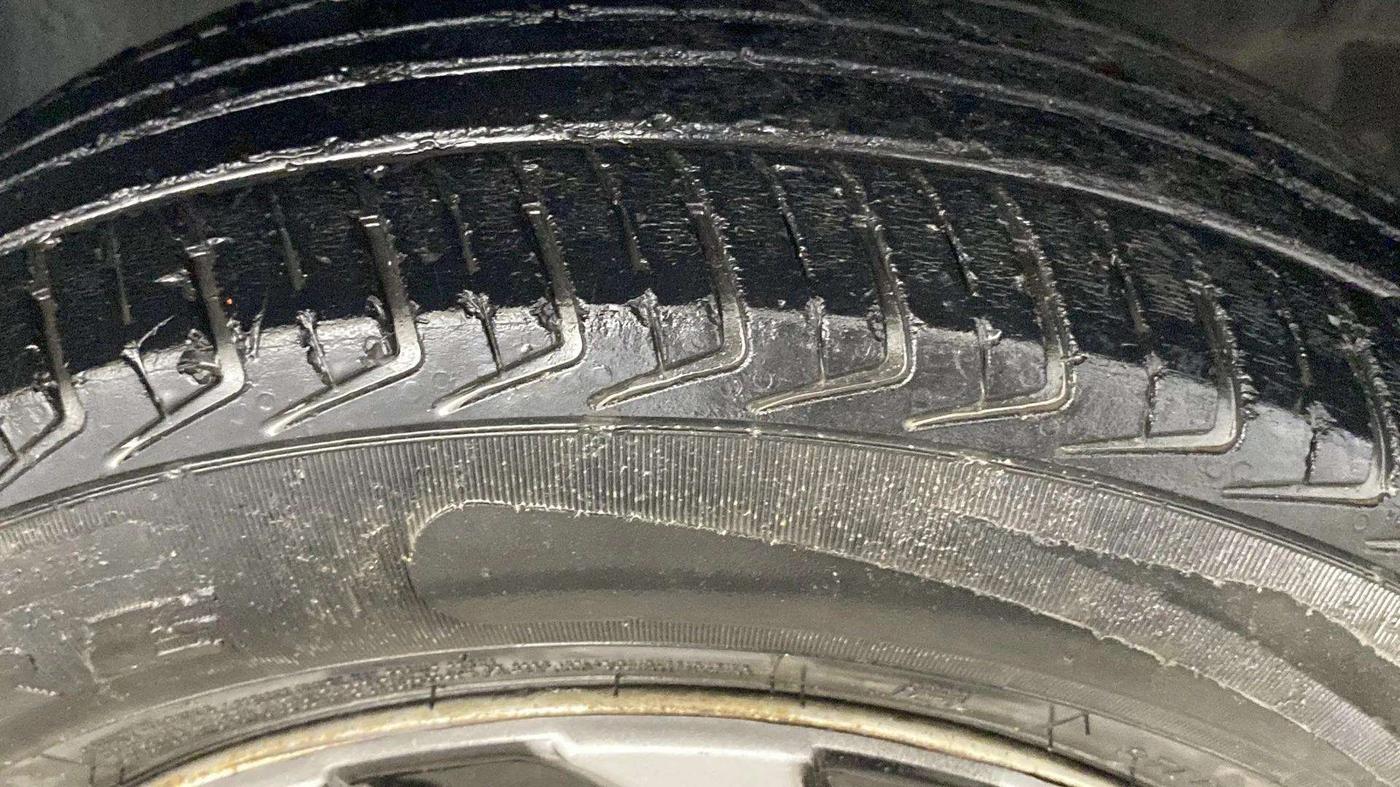 2021 Maruti New Wagon-R LXI CNG (O) 1.0, CNG, Manual, 72,522 km, Left Front Tyre Tread