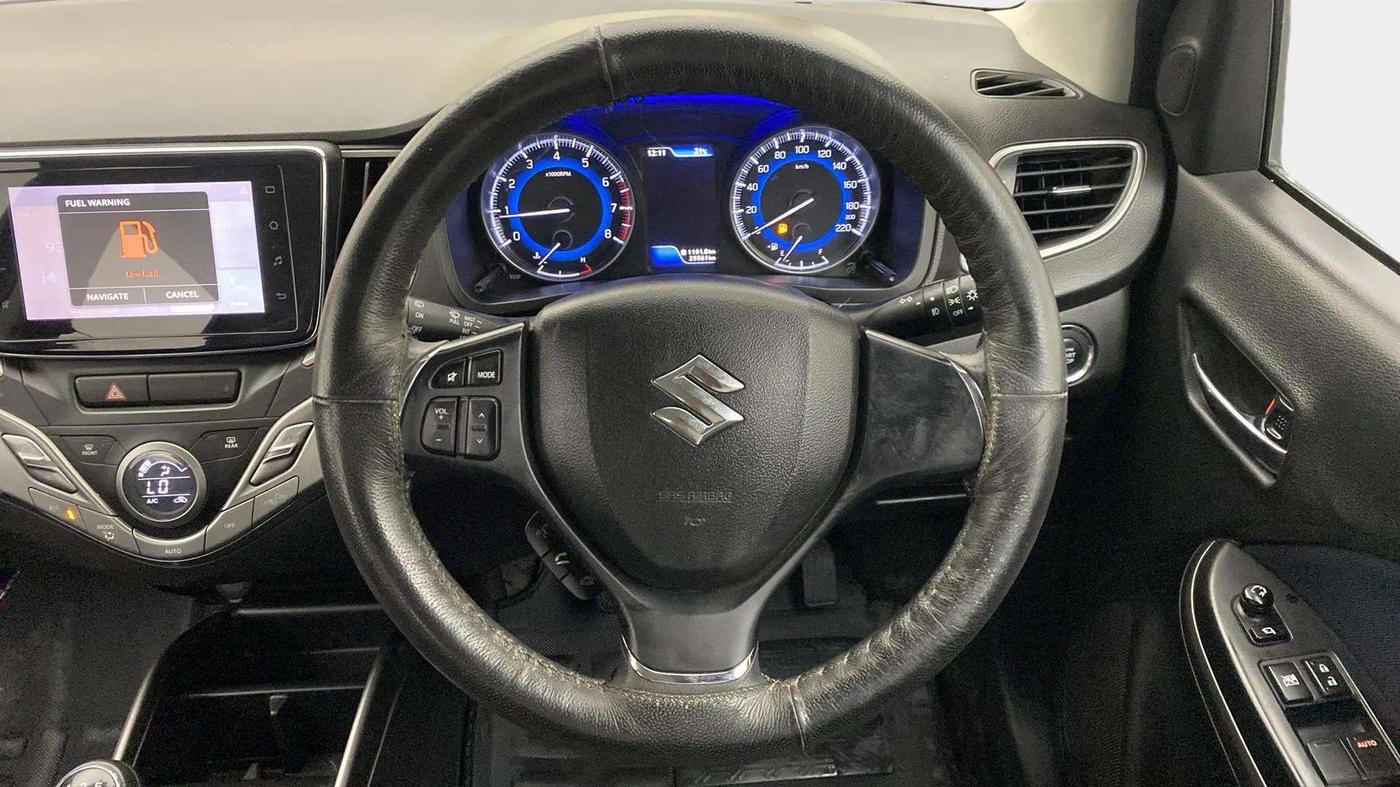 2020 Maruti Baleno ZETA PETROL 1.2, Petrol, Manual, 25,656 km, Steering Wheel Close Up