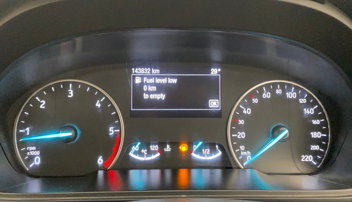 2019 Ford Ecosport TITANIUM 1.5L SPORTS(SUNROOF) DIESEL, Diesel, Manual, 1,43,832 km, Odometer Image