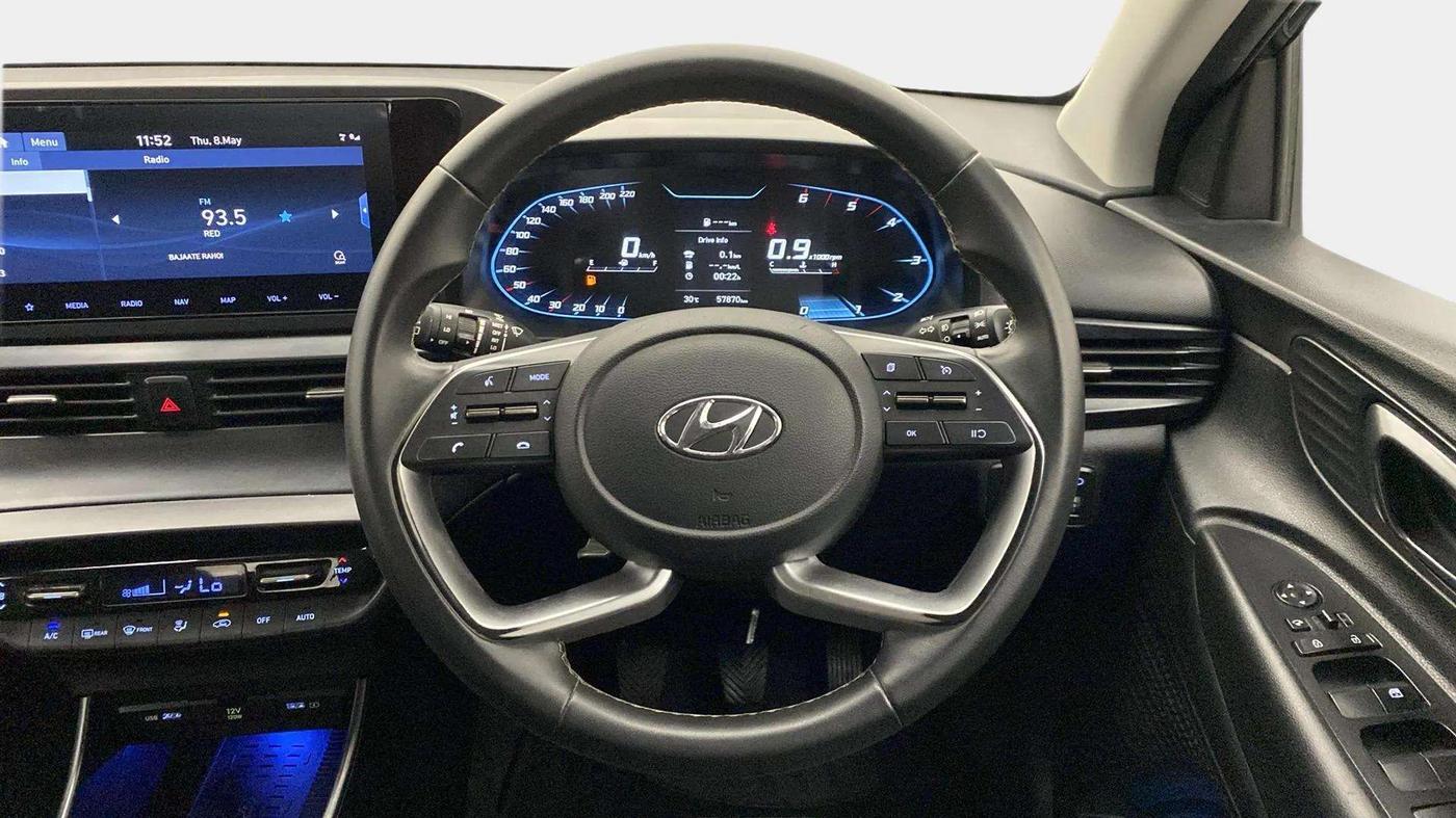 2021 Hyundai NEW I20 ASTA (O) 1.5 CRDI MT, Diesel, Manual, 58,183 km, Steering Wheel Close Up