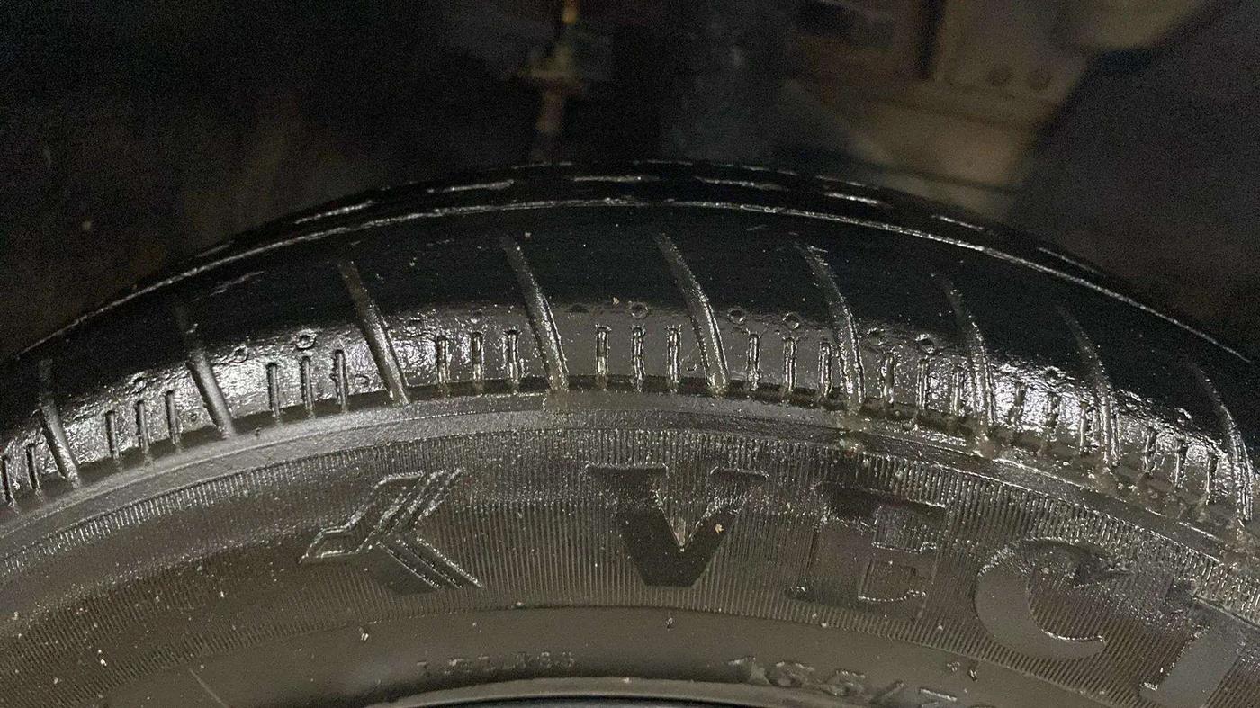 2018 Datsun Go T, Petrol, Manual, 78,969 km, Right Front Tyre Tread