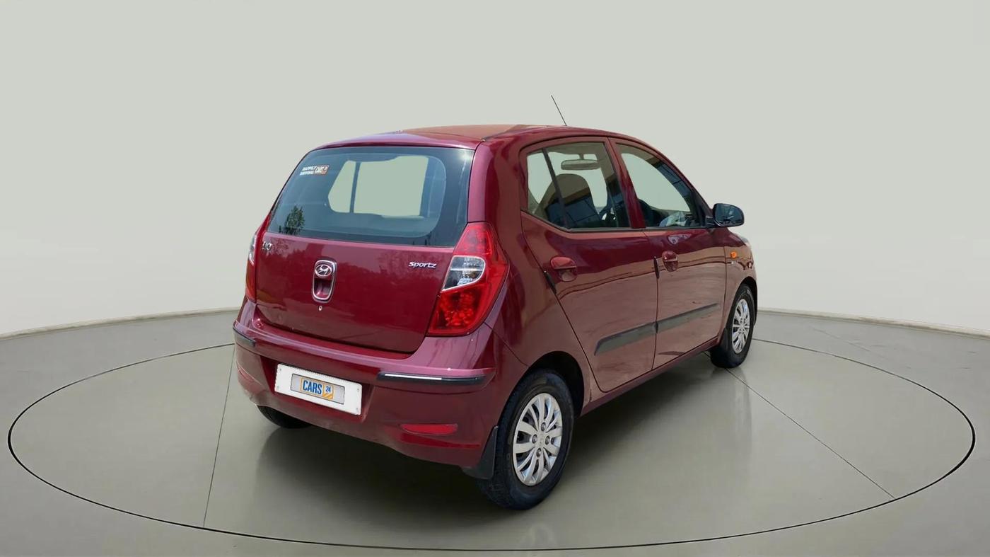 2014 Hyundai i10 SPORTZ 1.1, Petrol, Manual, 33,230 km, Right Back Diagonal