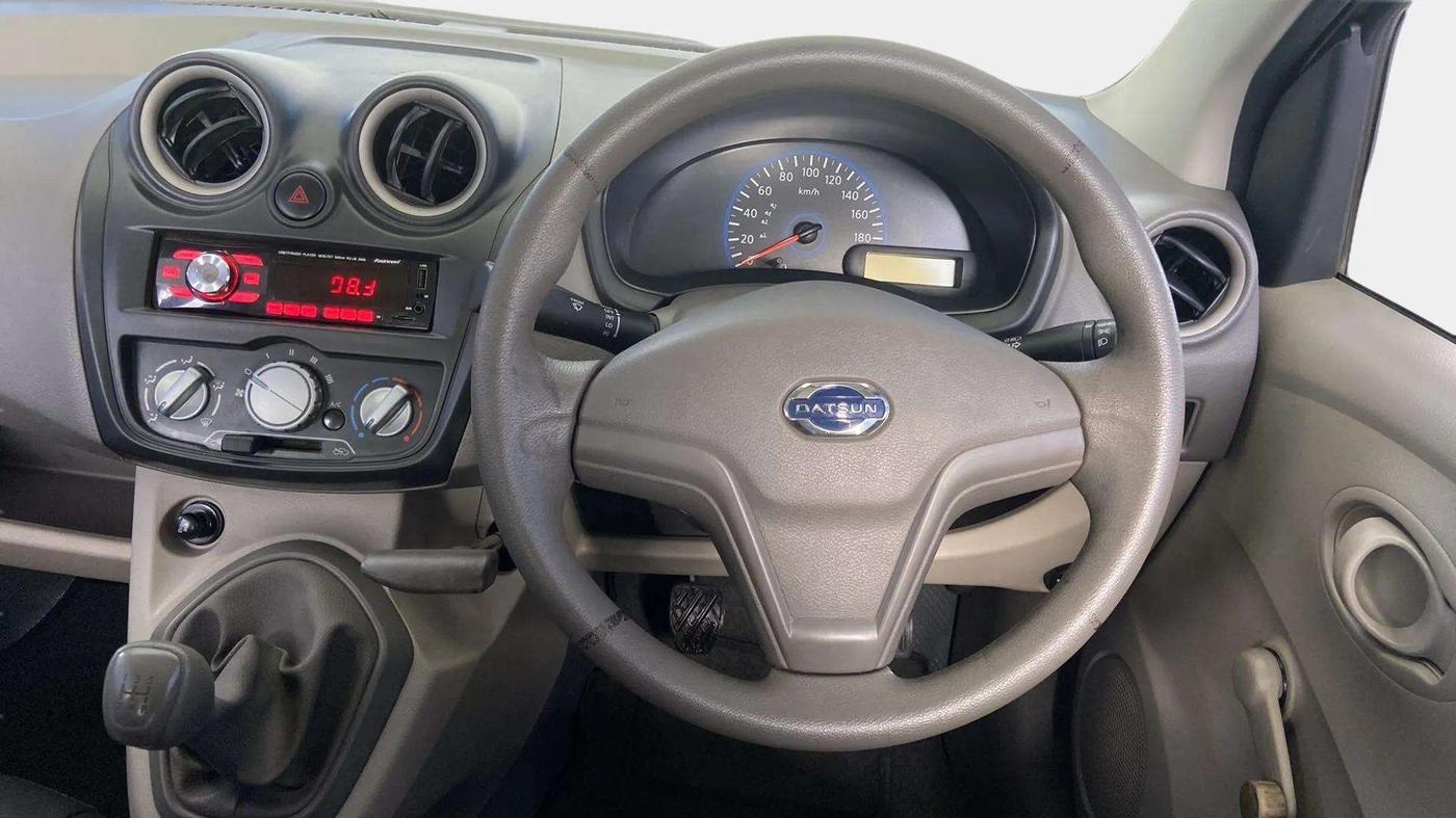 2018 Datsun Go A, Petrol, Manual, 33,013 km, Steering Wheel Close Up