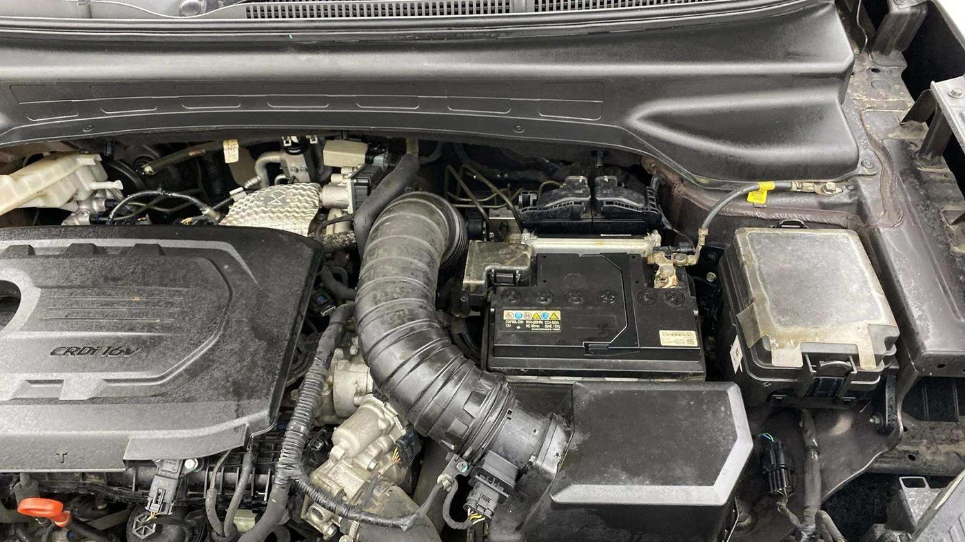2021 Hyundai ALCAZAR PLATINUM(O) 6STR 1.5 AT, Diesel, Automatic, 30,825 km, Engine View - Left