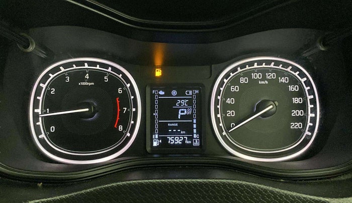 2020 Maruti Vitara Brezza ZXI PLUS AT SHVS, Petrol, Automatic, 75,909 km, Odometer Image