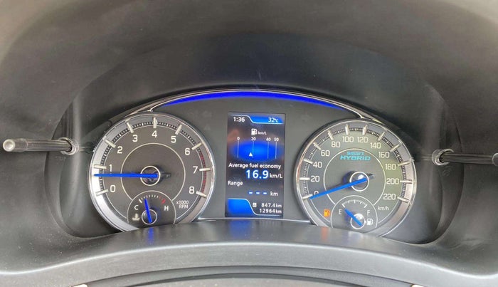 2022 Maruti Ciaz ZETA 1.5 SHVS MT PETROL, Petrol, Manual, 12,958 km, Odometer Image