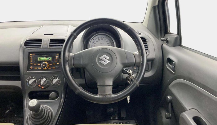 2013 Maruti Ritz LXI, Petrol, Manual, 58,792 km, Steering Wheel Close Up
