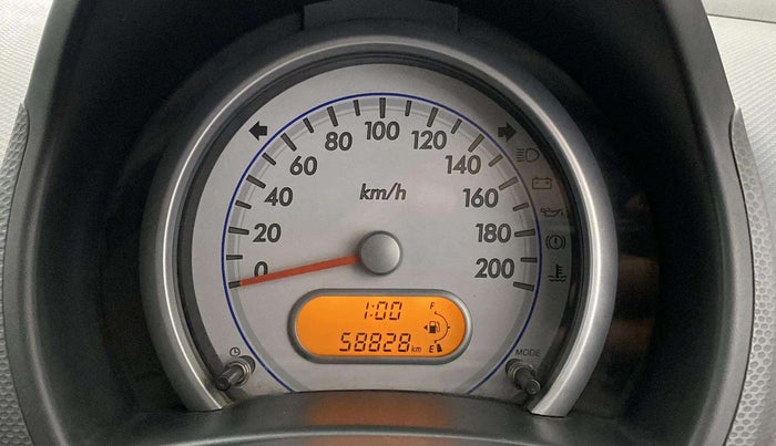 2013 Maruti Ritz LXI, Petrol, Manual, 58,792 km, Odometer Image