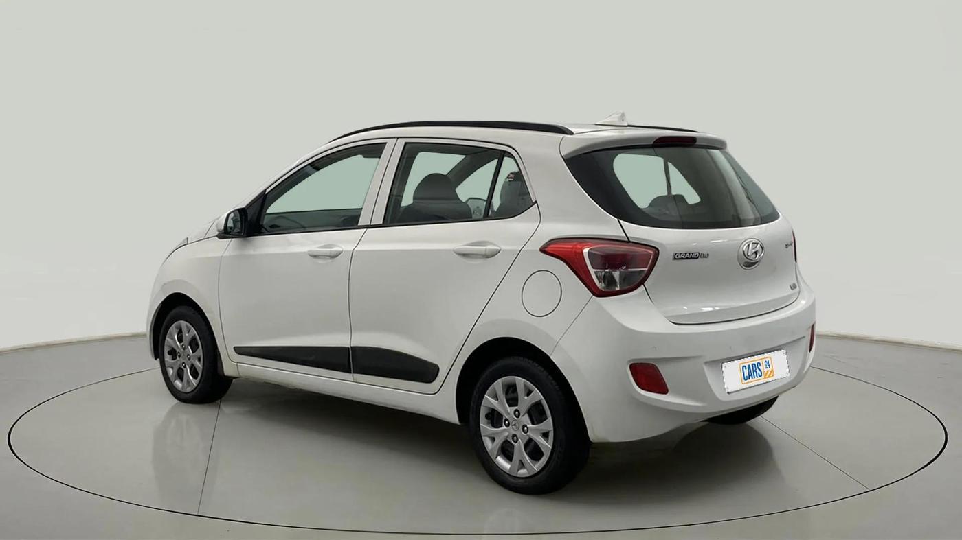 2016 Hyundai Grand i10 SPORTZ 1.2 KAPPA VTVT, CNG, Manual, 86,135 km, Left Back Diagonal