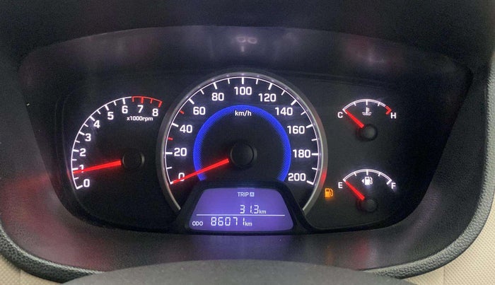 2016 Hyundai Grand i10 SPORTZ 1.2 KAPPA VTVT, CNG, Manual, 86,037 km, Odometer Image