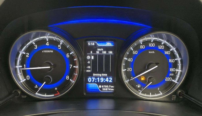 2021 Maruti Baleno ZETA PETROL 1.2, Petrol, Manual, 56,830 km, Odometer Image
