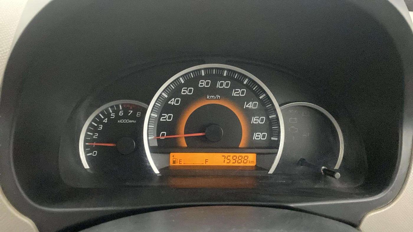 2015 Maruti Wagon R 1.0 VXI, Petrol, Manual, 76,296 km, Odometer Image