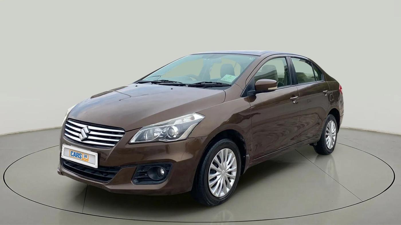 2015 Maruti Ciaz VXI, Petrol, Manual, 78,169 km, Left Front Diagonal