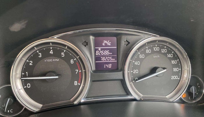 2015 Maruti Ciaz VXI, Petrol, Manual, 78,169 km, Odometer Image