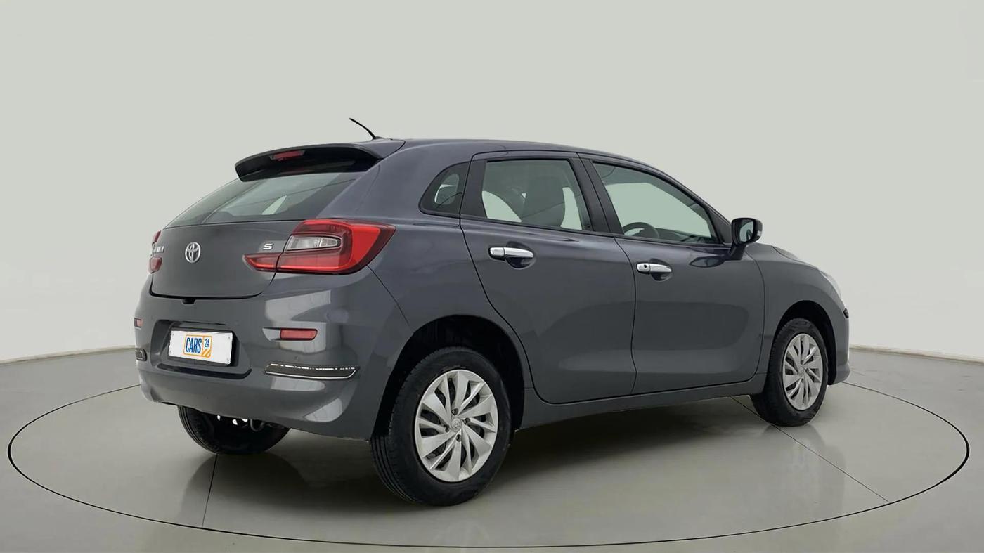 2022 Toyota Glanza S, Petrol, Manual, 12,878 km, Right Back Diagonal