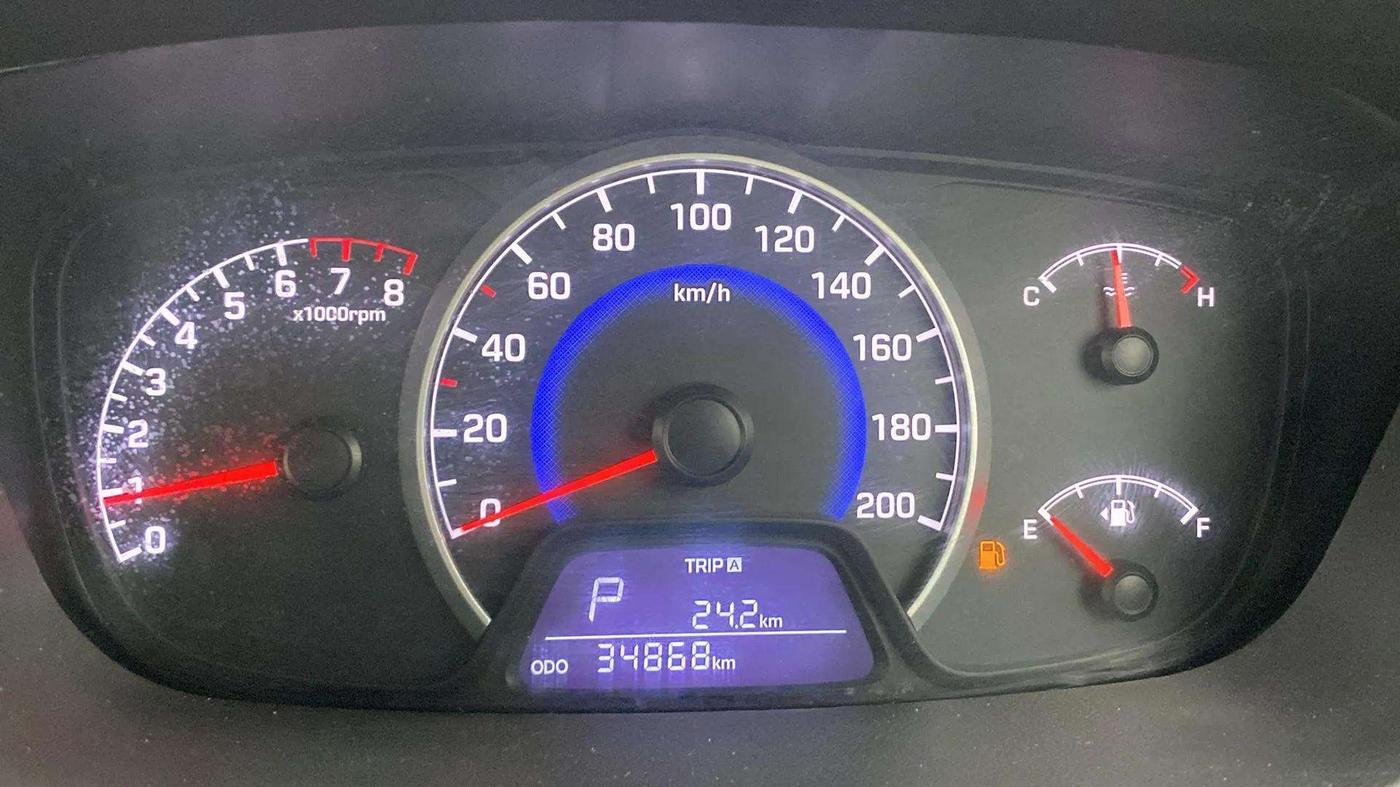 2017 Hyundai Grand i10 MAGNA AT 1.2 KAPPA VTVT, Petrol, Automatic, 34,840 km, Odometer Image