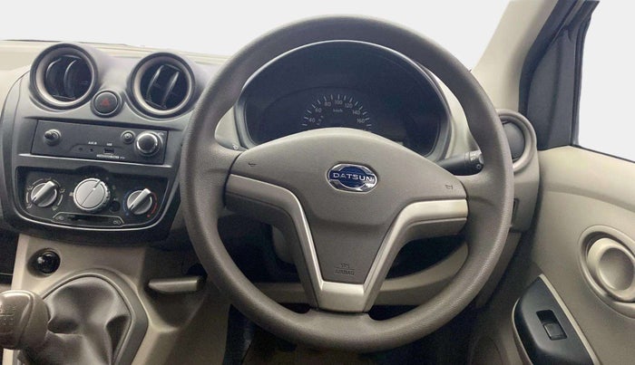 2016 Datsun Go T (O), Petrol, Manual, 29,386 km, Steering Wheel Close Up