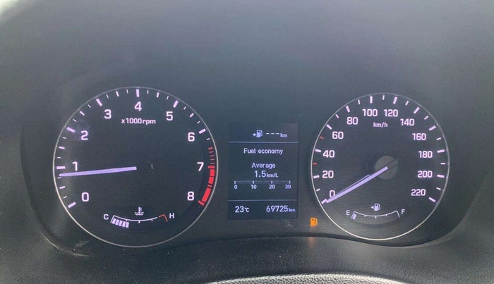 2019 Hyundai Creta SX (O) EXECUTIVE 1.6 PETROL, Petrol, Manual, 69,722 km, Odometer Image